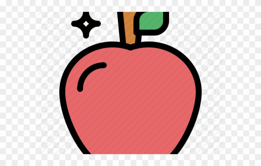 Apple Fruit Clipart Symbol - Png Download