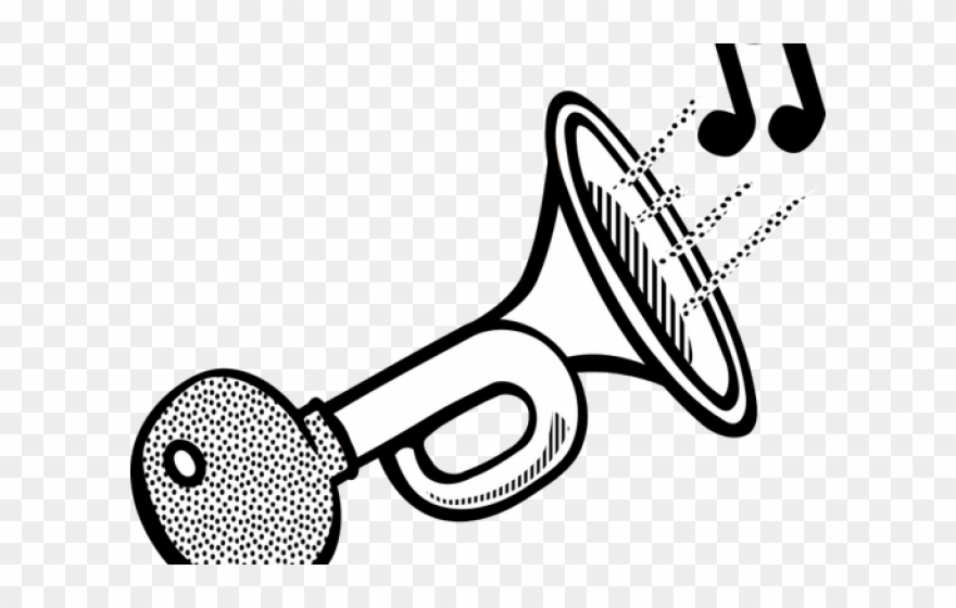 Download Car Horn Clipart Black And White Png Download (4974277