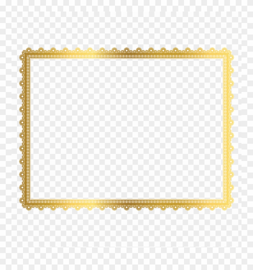 Gold Border Frame Png Free Images Toppng - Gold Border Png Free Clipart