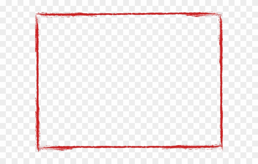 Red Square Clipart Frame - Png Download