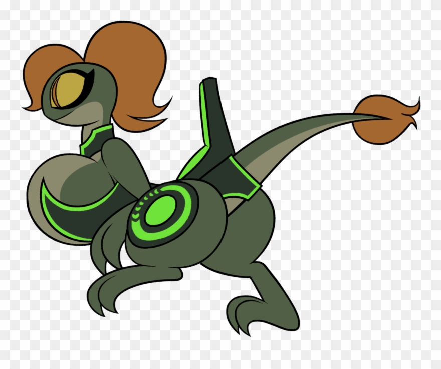 Patreon Request, A Raptor Babe Mount - Cartoon Clipart