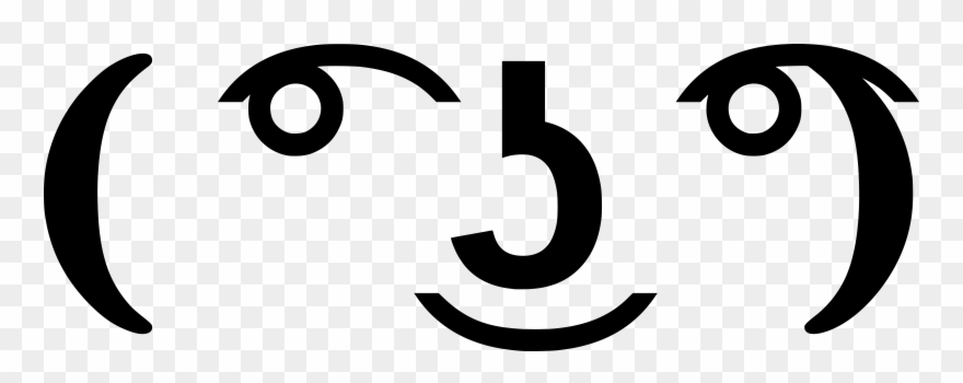 Lenny Face Transparent Background - Lenny Face Png Transparent Clipart