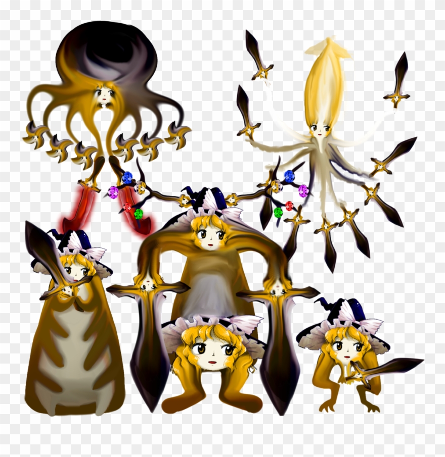 Crowd Of Marisa - Cartoon Clipart