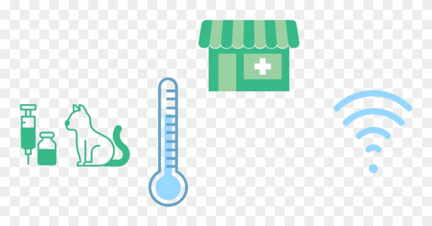 Monitoring System Eases The Burden On Manual Temperature - Illustration Clipart