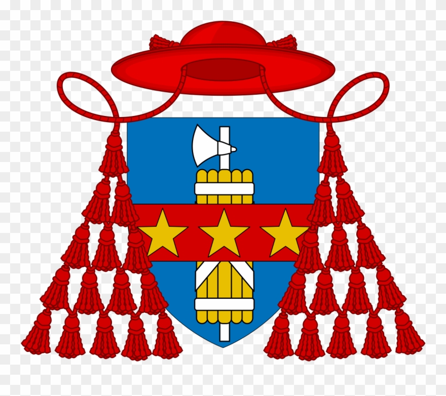 Coat Of Arms Of Cardinal Mazarin - Cardinal Coat Of Arms Clipart