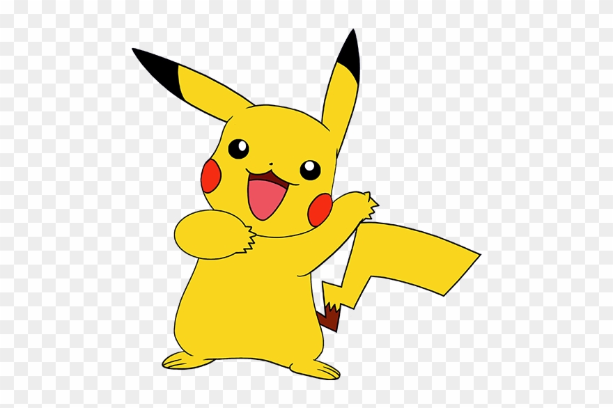 Pikachu Clipart Easy - รูป การ์ตูน โปเก ม่อน - Png Download