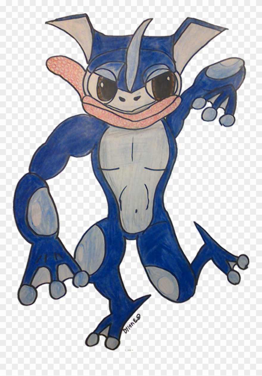 Pokemon Detective Pikachu Greninja Art Clipart