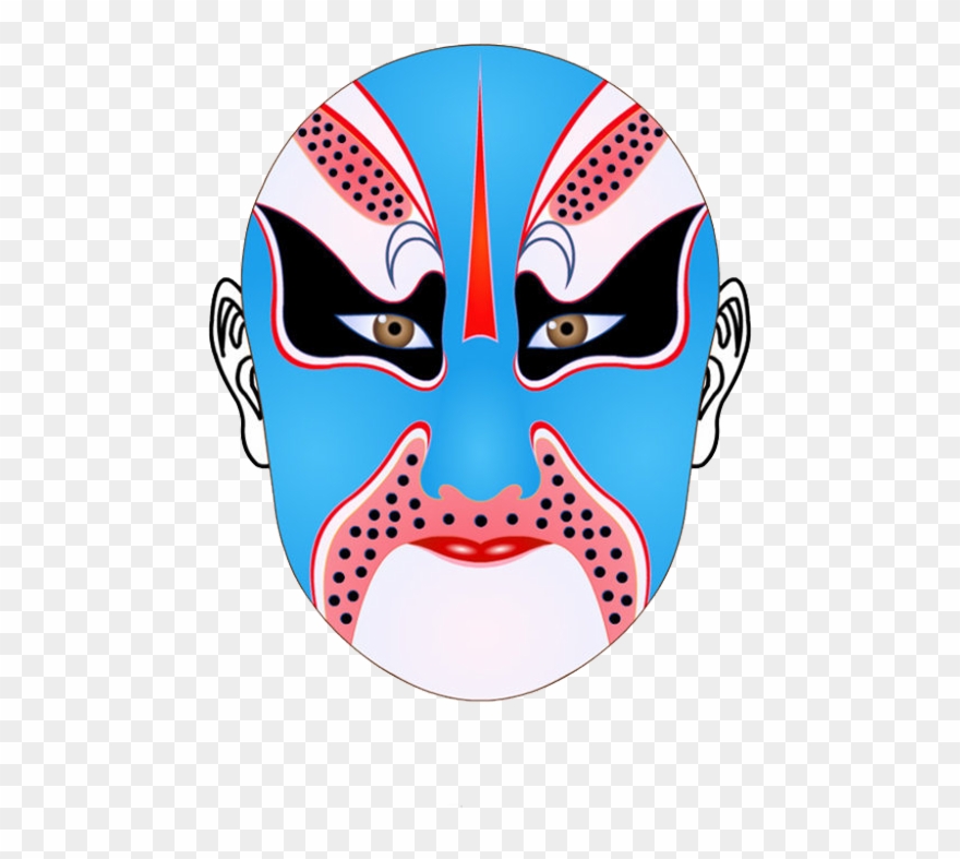 Drama Clipart Opera Mask - Peking Opera - Png Download