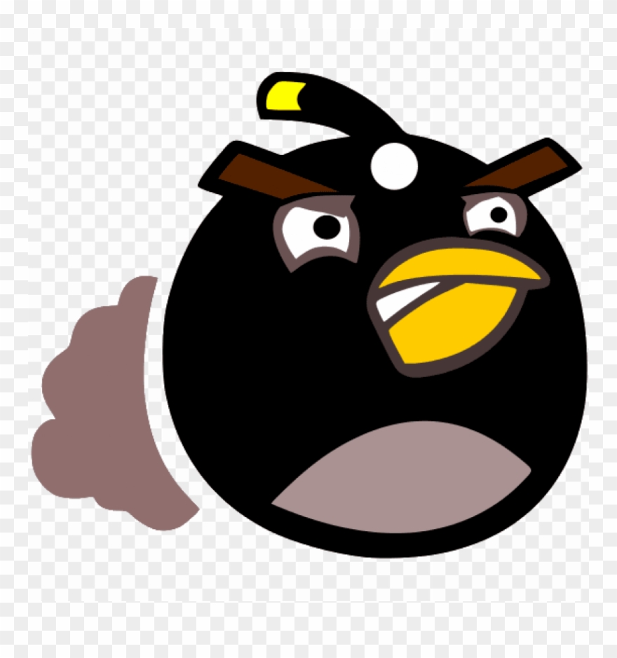 Free Png Angry Birds Characters Black Png Image With - Cartoon Characters Angry Birds Clipart