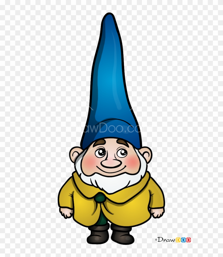 How To Draw - Draw A Gnomes Face Clipart