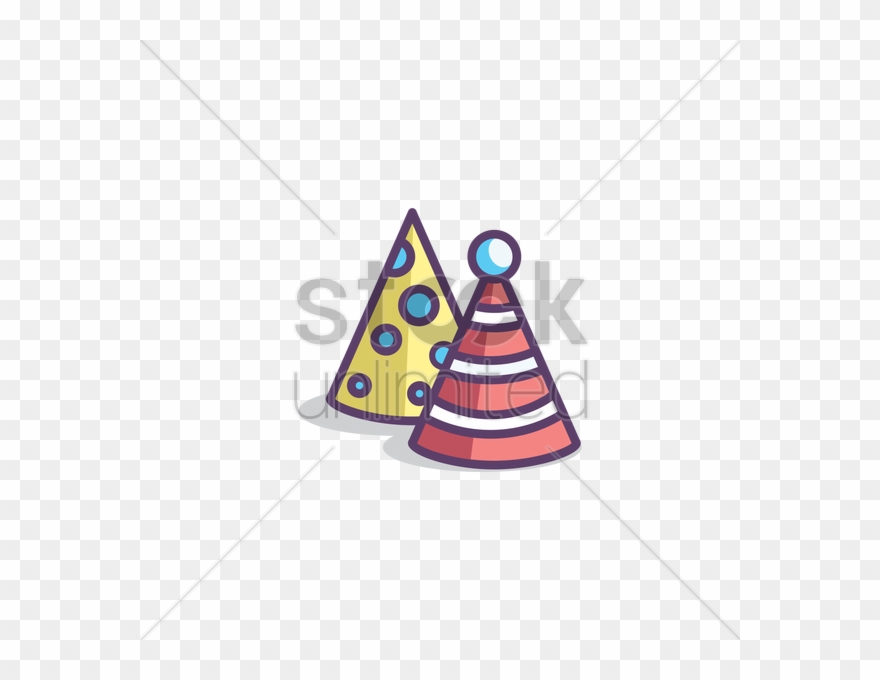 Birthday Hat Vector - Christmas Tree Clipart