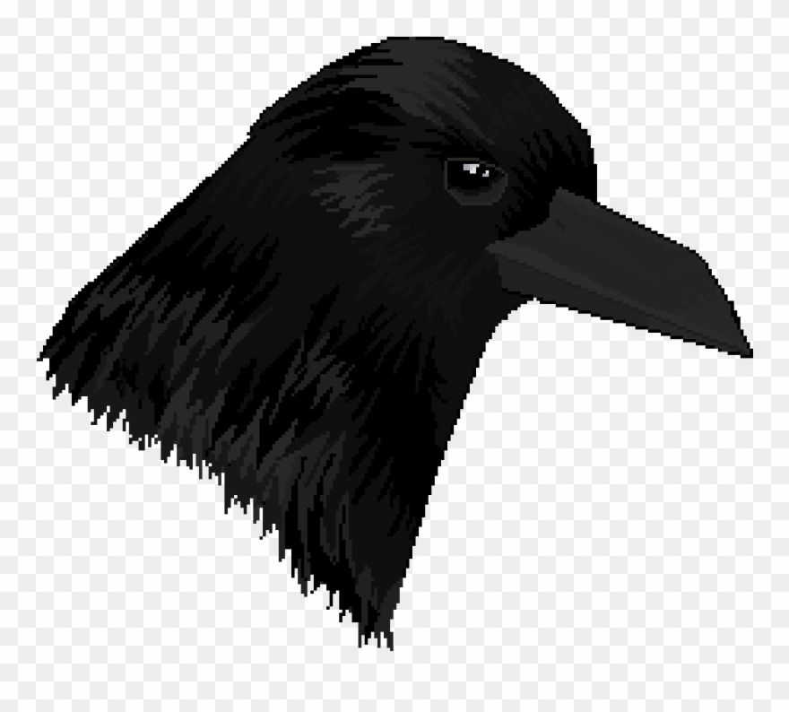 Pixel Art Studio By - American Crow Clipart