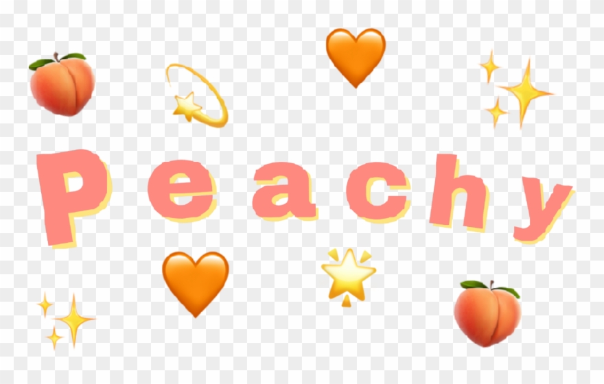 Download Peach Peachy Tumblr - Aesthetic Overlay Png Transparent Clipart