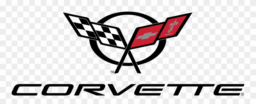 Corvette Badge 1 Logo Png Transparent - Corvette C5 Emblem Clipart