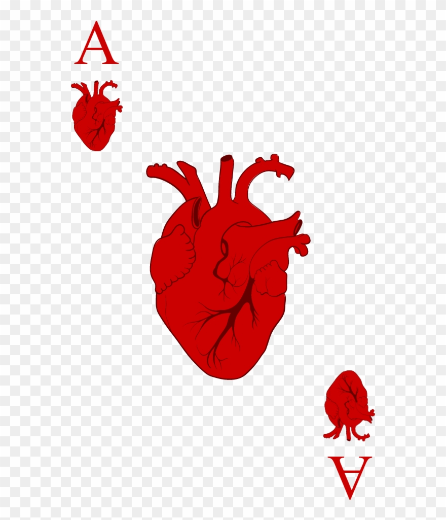 Ace Of Hearts - Illustration Clipart