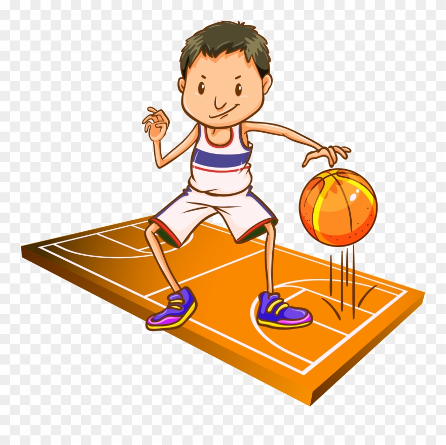 Basketball Royalty-free Clip Art - Bounce A Ball Clipart - Png Download