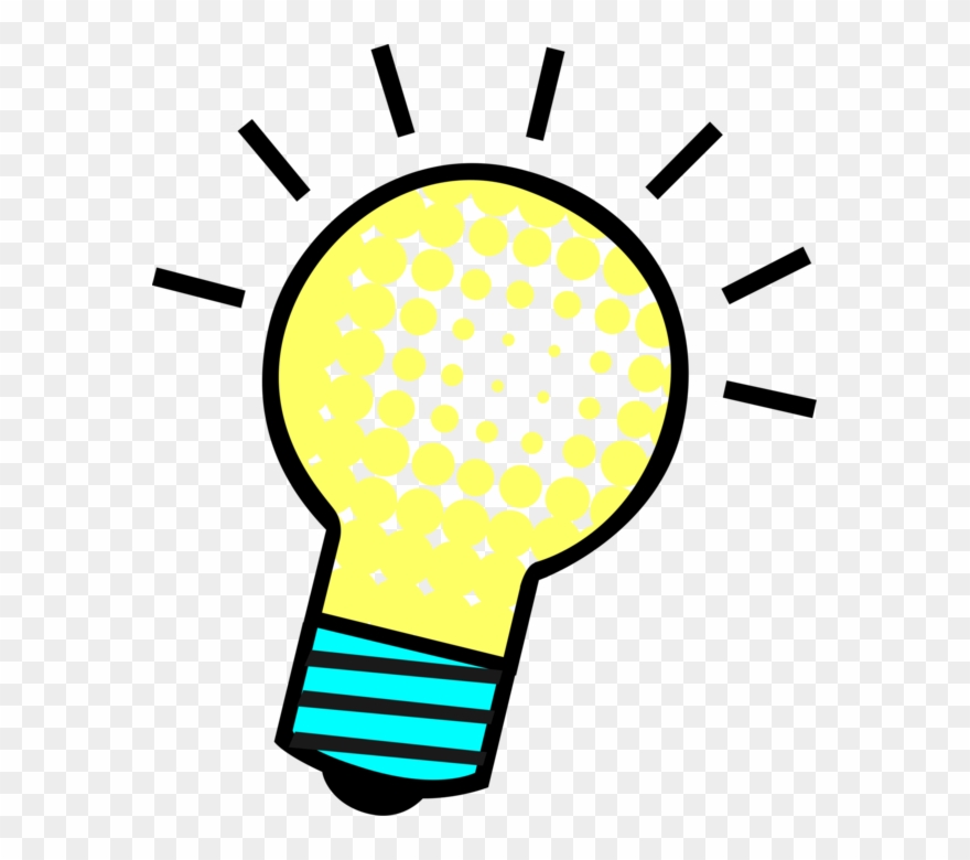 Vector Illustration Of Electric Light Bulb Symbol Of - Lâmpada Ideia Png Clipart