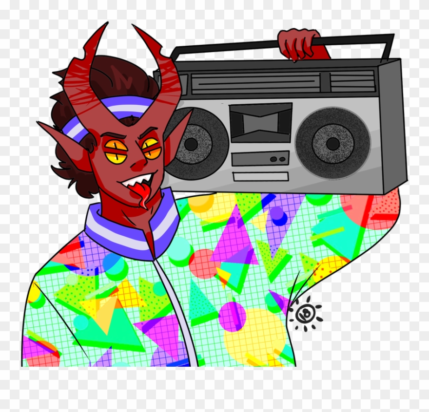Boombox Bard Clipart