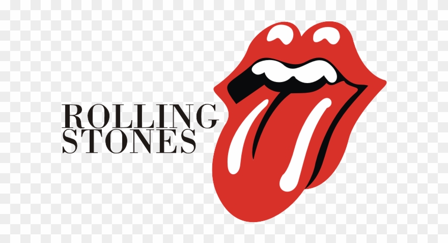 Clip Art Rolling Stones Png - Rolling Stones Logo Name Transparent Png