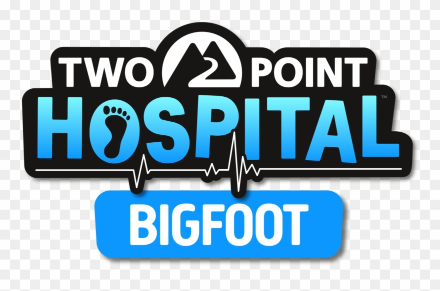 Two Point Hospital Bigfoot Logo - Graphic Design Clipart