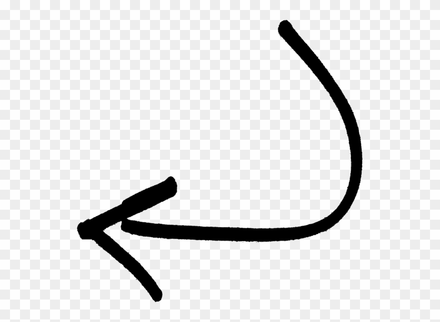 Create Your Prank - Curved Hand Drawn Arrow Clipart