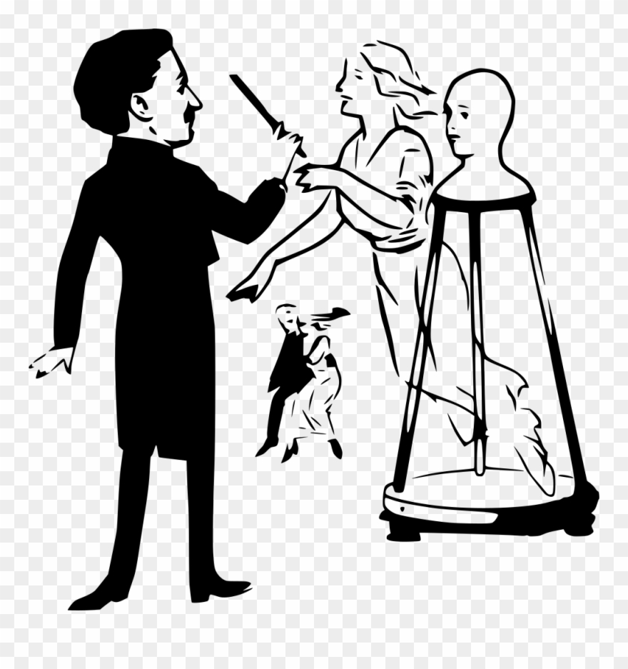 Download Png - Magic Show Logo Black & White Png Clipart