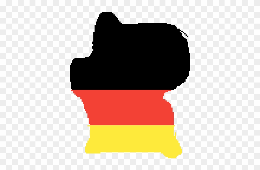 Germany Flag Map - Illustration Clipart