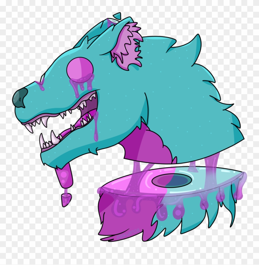 Candy Wolfie - Cartoon Clipart