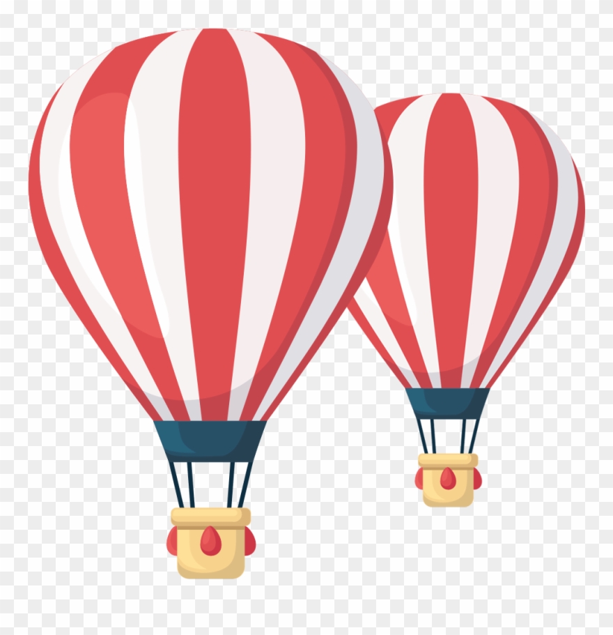 14″ Outdoor Display Balloons Red And Blue Balloons - Hot Ir Ballon Clipart - Png Download