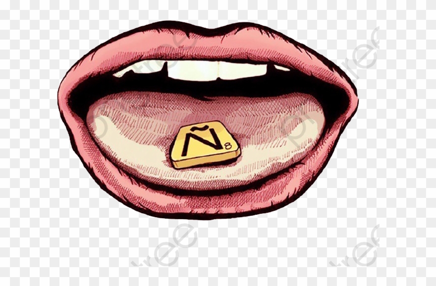 Mouth Clipart Tongue - Картинка Таблетки На Языке - Png Download