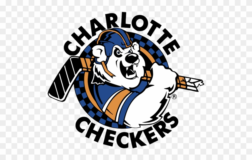 Retro Charlotte Checkers Clipart