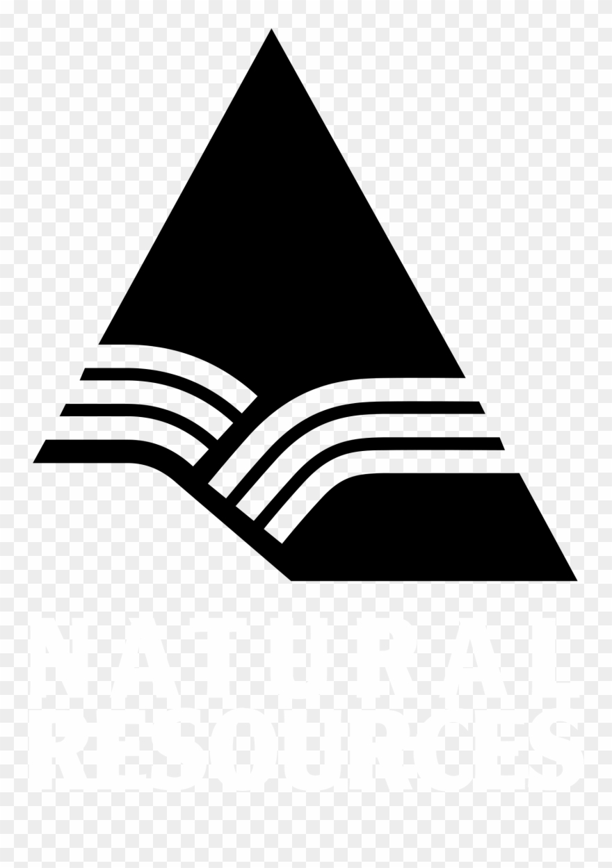 Natural Resources Logo Black And White - Triangle Clipart