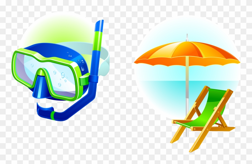Free Png Summer Vacation - Summer Vacation Vector Png Clipart