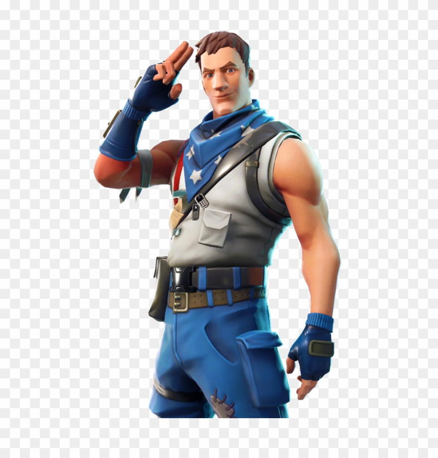 Fortnite Star Spangled Trooper Clipart
