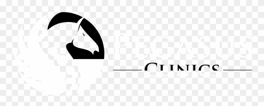 Pegasus Clinics Logo Black And White Clipart