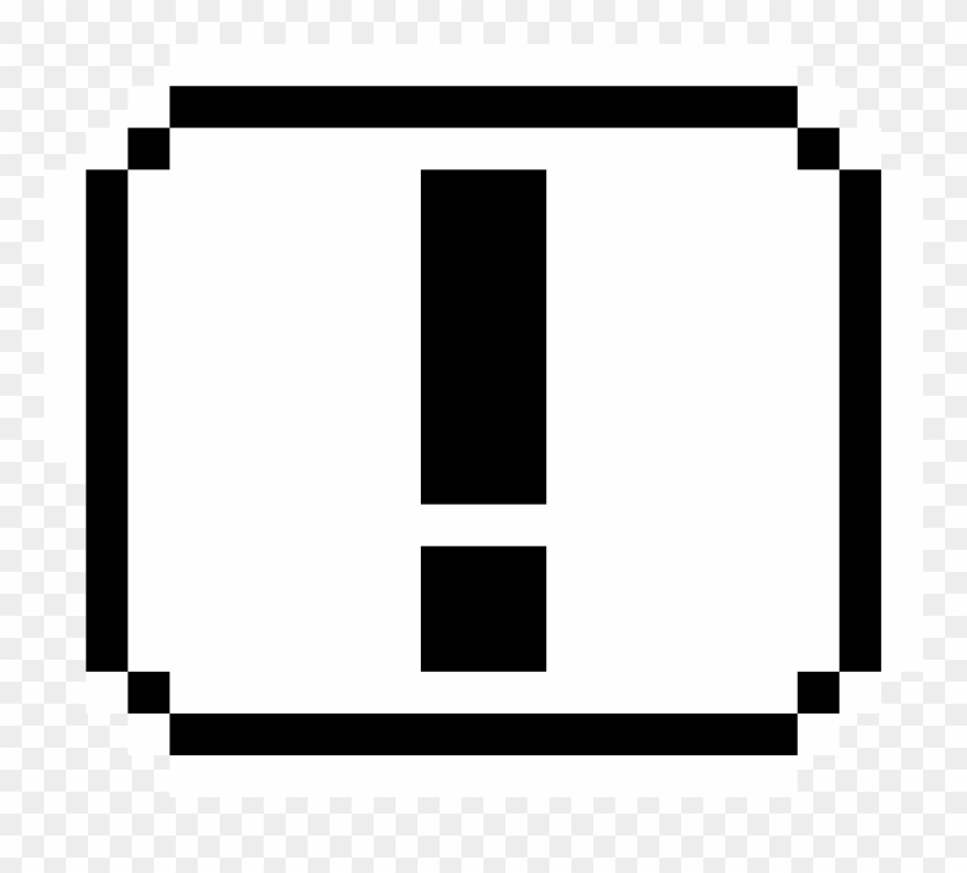 Exclamation Point - Pixel Art Donuts Facile Clipart