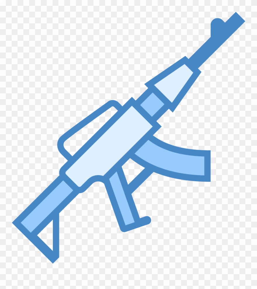 Assault Rifle Clipart Small - Icon - Png Download