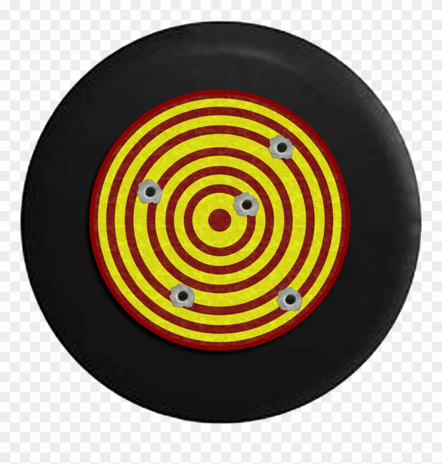 Target Bullseye Png - Round Background Png Clipart