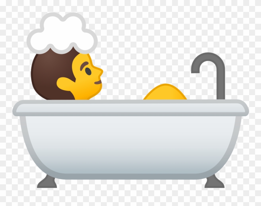 Noto Emoji Pie 1f6c0 - Bathtub Emoji Clipart