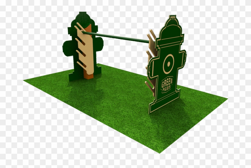 Fire Hydrant Jump - Artificial Turf Clipart