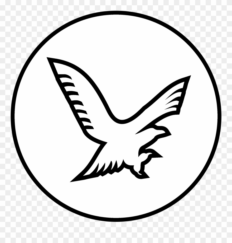 Gold Eagle Logo Black And White - Eagle Clipart