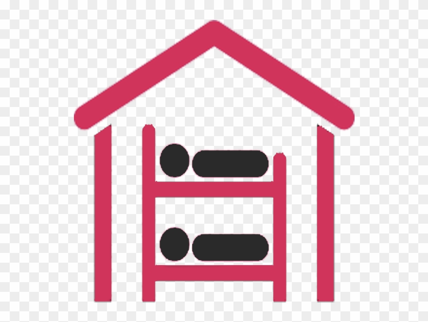 Hostel Black Pink - Kütüphane Ikon Clipart