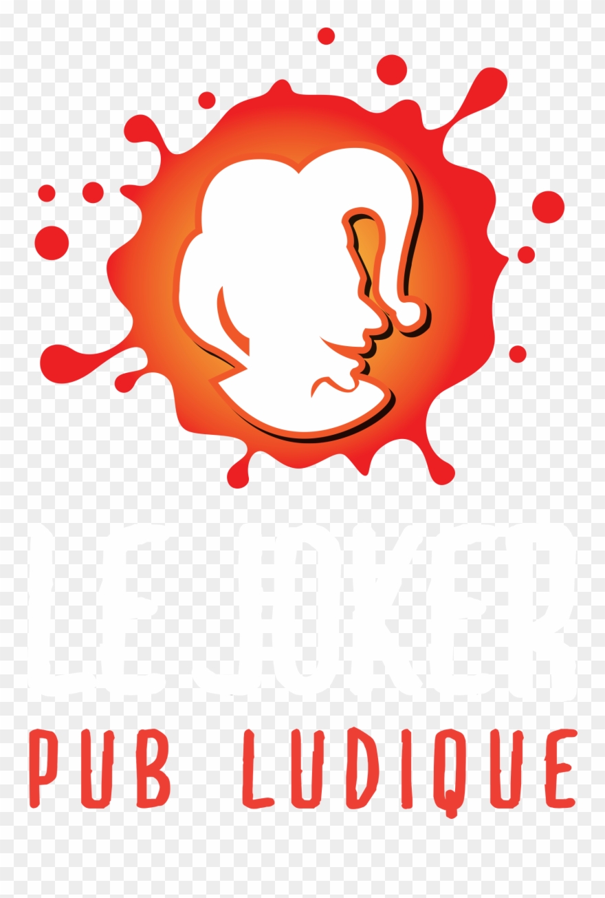 Logo Joker Blanc - Mooju Png Clipart