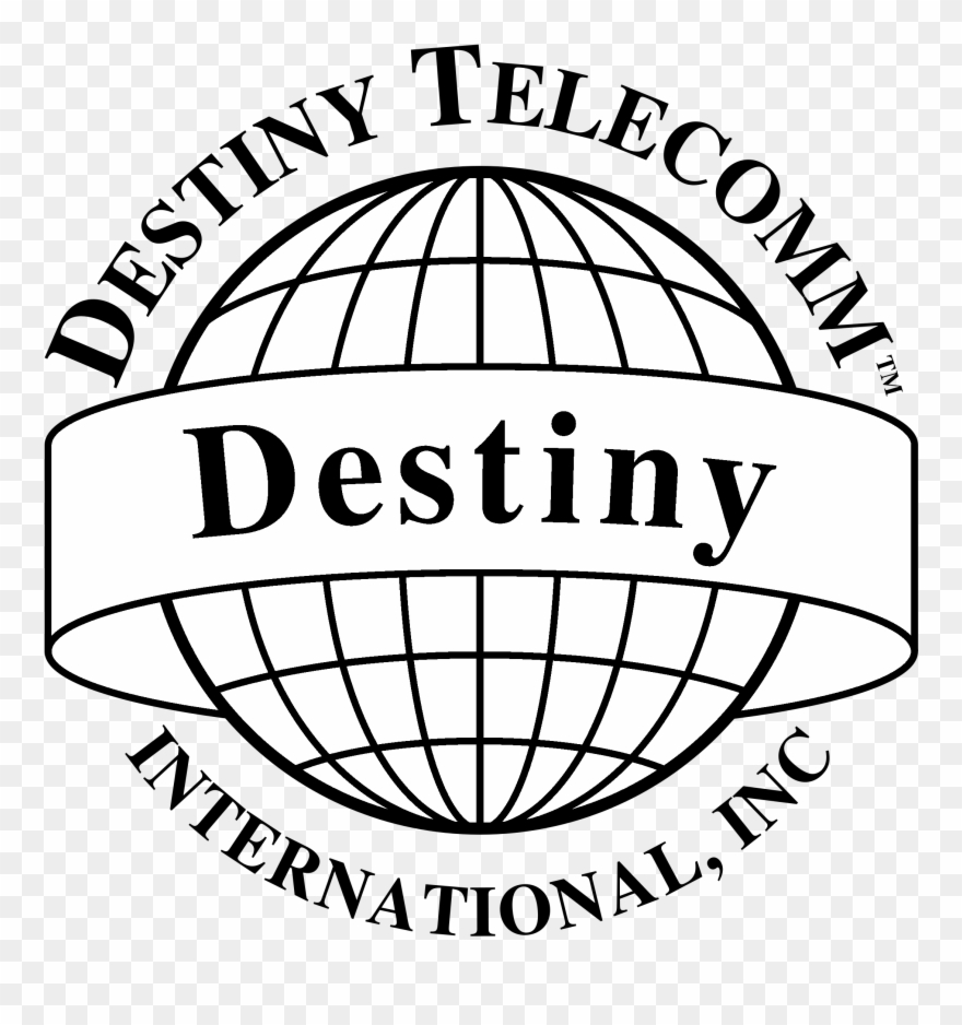 Destiny Telecomm Logo Black And White - Bureau Of Assessment Services Clipart