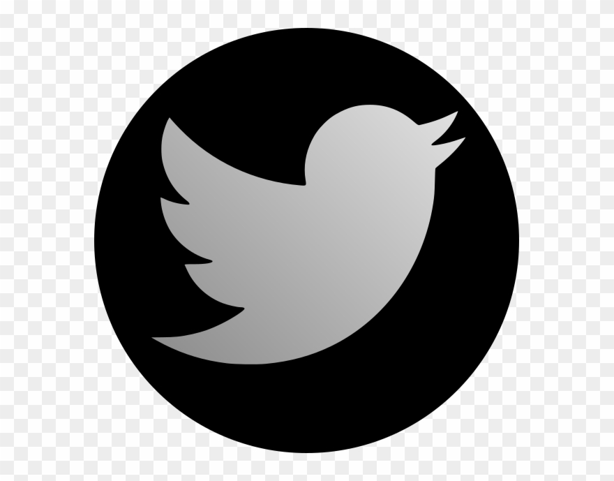 Black And White Twitter Logo Png - Transparent Background Twitter Logo 2018 Clipart