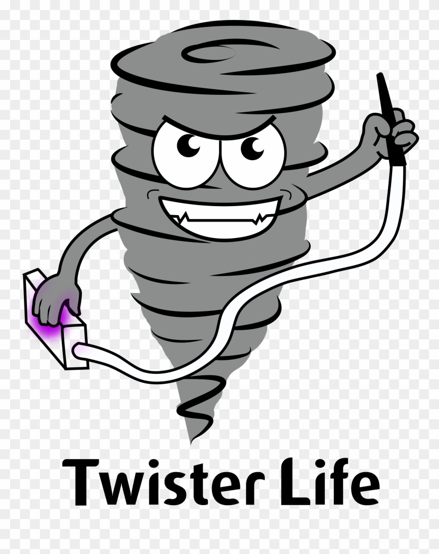 Logo And Illustrations Done For Twister Life Brand - Cartoon Clipart