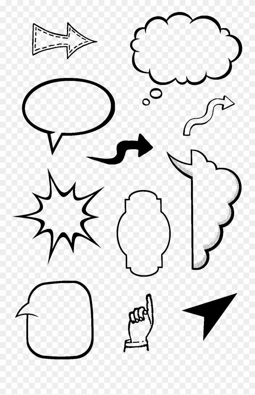 Speech Bubble Png Hd - Drawing Clipart
