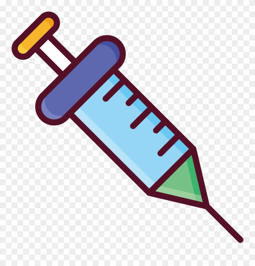 Medical Needle Clip Art - Cute Injection Clipart Png Transparent Png