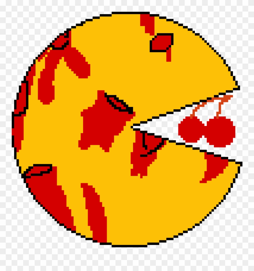 Pac-man - Pixel Art Circle Clipart