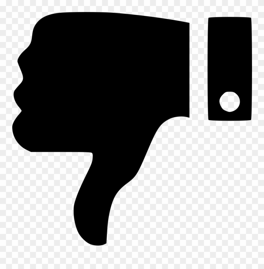 Red Thumbs Down Png Clipart